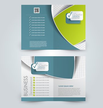 Soyut el ilanı tasarım arka planı. Broşür şablonu.