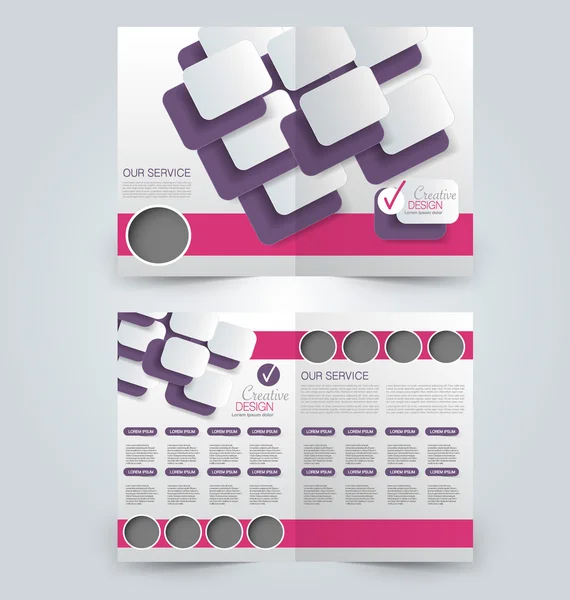 Abstract flyer ontwerp achtergrond. Brochure sjabloon. — Stockvector