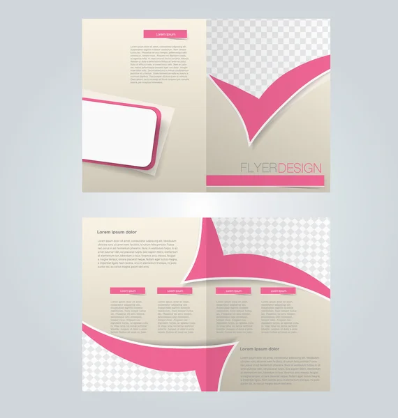 Fondo de diseño de volante abstracto. Plantilla de folleto. — Archivo Imágenes Vectoriales