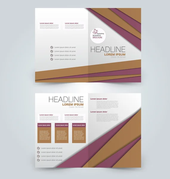 Abstract flyer ontwerp achtergrond. Brochure sjabloon. — Stockvector