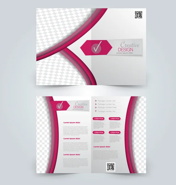 Abstract flyer ontwerp achtergrond. Brochure sjabloon. — Stockvector