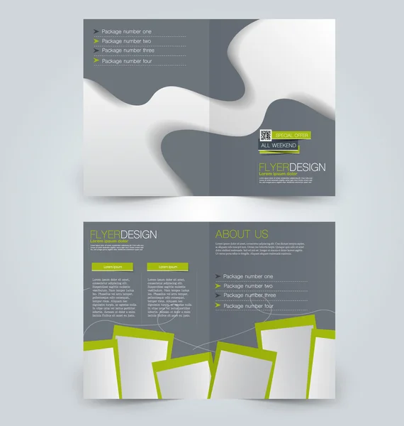 Abstract flyer ontwerp achtergrond. Brochure sjabloon. — Stockvector