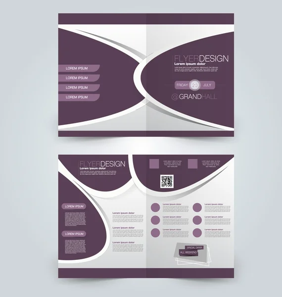 Fond abstrait de conception de flyer. Modèle de brochure. — Image vectorielle