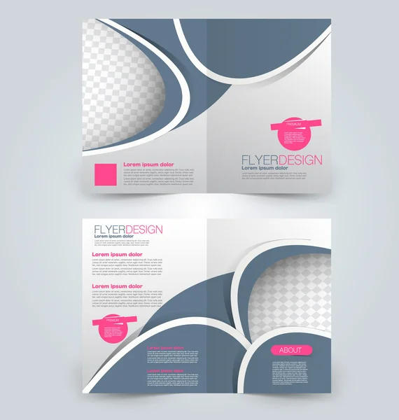 Abstract flyer ontwerp achtergrond. Brochure sjabloon. — Stockvector