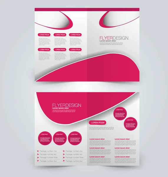 Abstract flyer ontwerp achtergrond. Brochure sjabloon — Stockvector