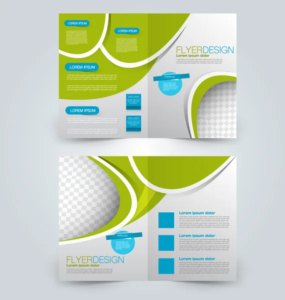 Abstract flyer ontwerp achtergrond. Brochure sjabloon — Stockvector