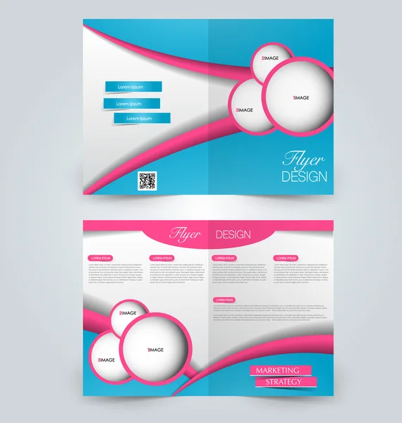 Abstract flyer ontwerp achtergrond. Brochure sjabloon — Stockvector