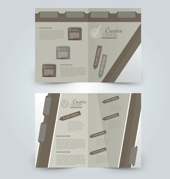 Plano de fundo do projeto do folheto abstrato. Modelo de brochura. — Vetor de Stock