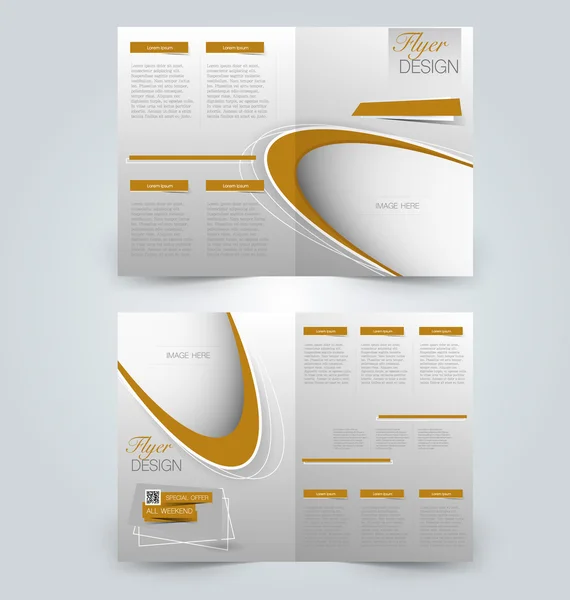 Abstract flyer ontwerp achtergrond. Brochure sjabloon. — Stockvector