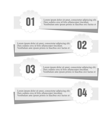 Modern Infographic renkli tasarım şablonu