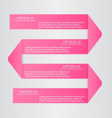 Gölge vektör çizim sahip modern infographics renkli web tasarım şablonu