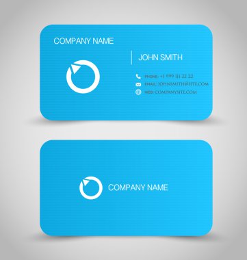 Kartvizit tasarımı şirket kurumsal tarzı için şablon ayarla.