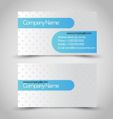 Kartvizit tasarımı şirket kurumsal tarzı için şablon ayarla.