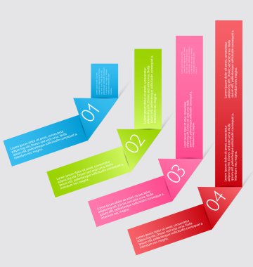 Modern inforgraphics şablonu.