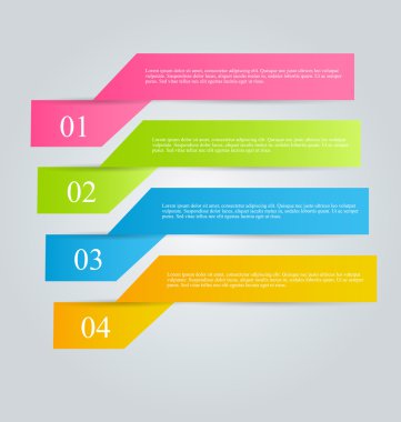 Infographics şablon tasarım için Web sitesi afiş
