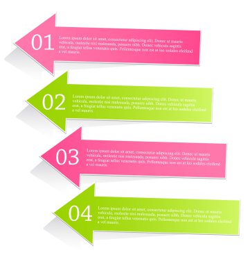 Infographics şablon tasarım için Web sitesi afiş