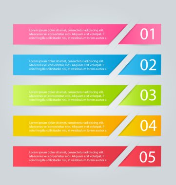 İş için Infographics şablon