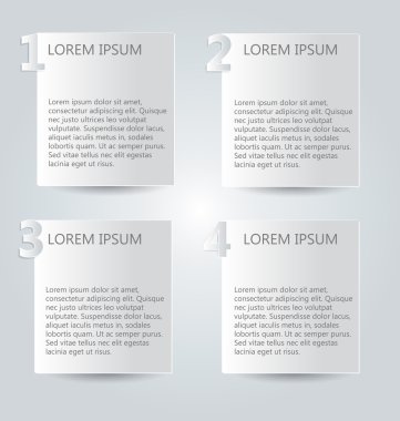 Infographics şablon tasarım için Web sitesi afiş