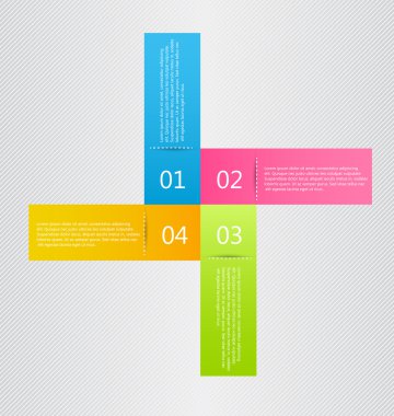 Modern inforgraphics şablon afiş için