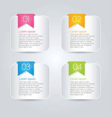 İş için Infographics şablon