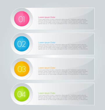 İş için Infographics şablon