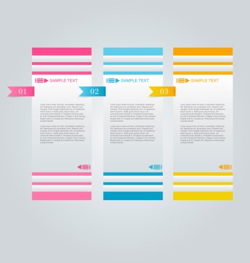 İş için Infographics şablon