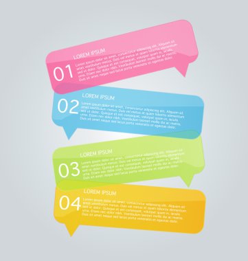 İş için Infographics şablon