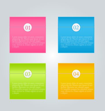 İş için Infographics şablon