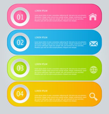 İş için Infographics şablon