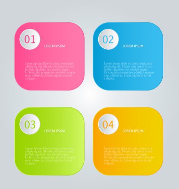 İş için Infographics şablon