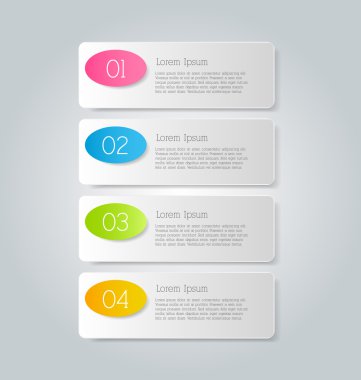 İş için Infographics şablon