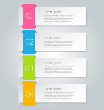 İş için Infographics şablon