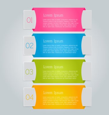 İş için Infographics şablon