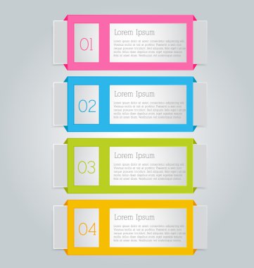 İş için Infographics şablon