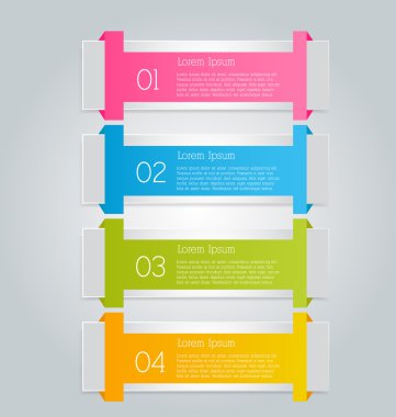 İş için Infographics şablon