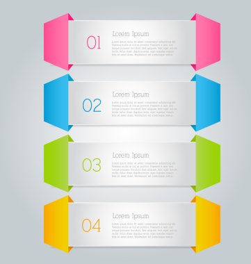 İş için Infographics şablon