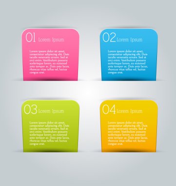 İş için Infographics şablon