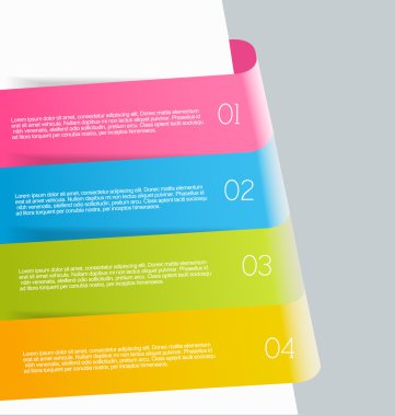 İş için Infographics şablon