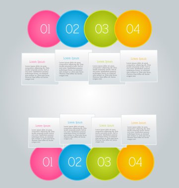 İş için Infographics şablon