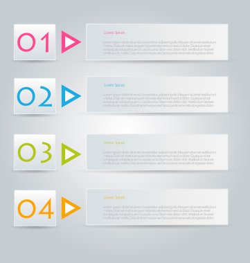 İş için Infographics şablon