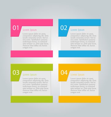 İş için Infographics şablon