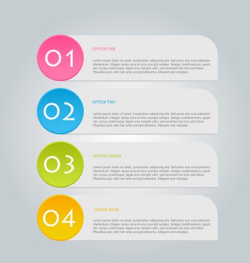 İş için Infographics şablon