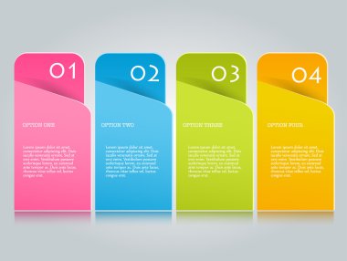 İş için Infographics şablon