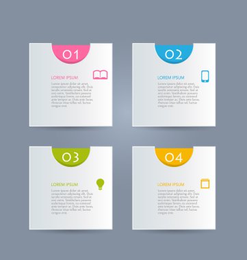 İş için Infographics şablon