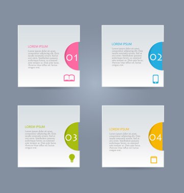 İş için Infographics şablon