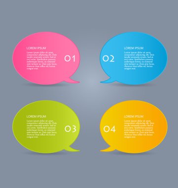 İş için Infographics şablon