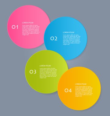 İş için Infographics şablon