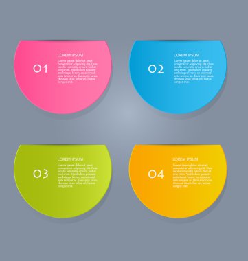 İş için Infographics şablon