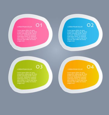 İş için Infographics şablon