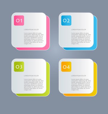 İş için Infographics şablon